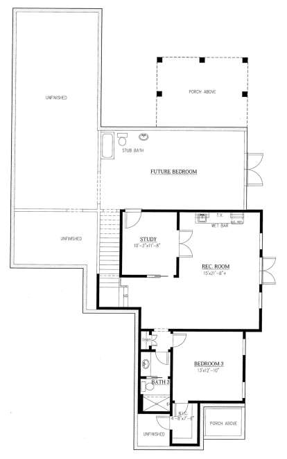Basement  for House Plan #286-00079