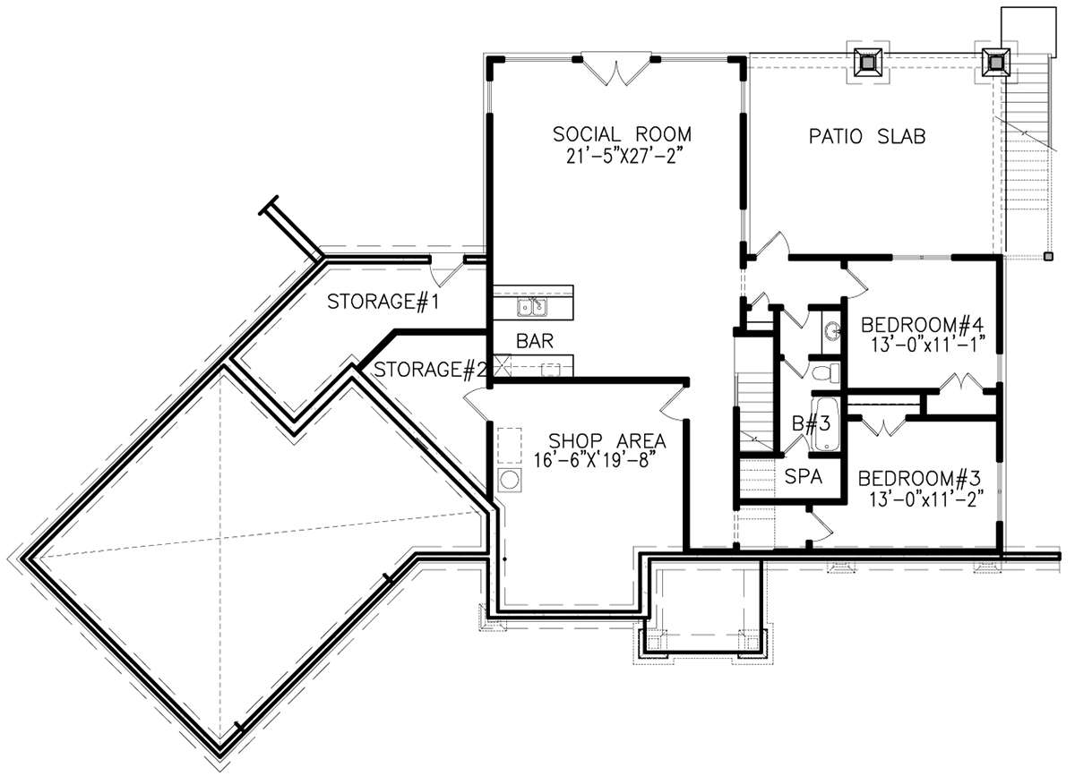 Basement  for House Plan #699-00104