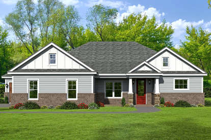 Ranch House Plan #940-00105 Elevation Photo