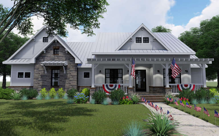 House Plan House Plan #19949 Front Elevation
