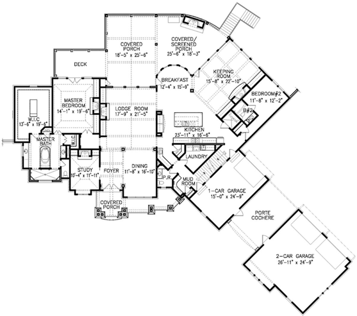 Main Floor  for House Plan #699-00105
