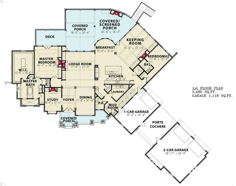 House Plan House Plan #19950 Drawing 1