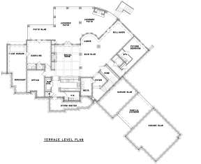 Unfinished Basement for House Plan #699-00105