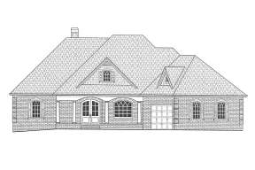 Traditional House Plan #286-00081 Elevation Photo