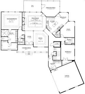 Main Floor  for House Plan #286-00081