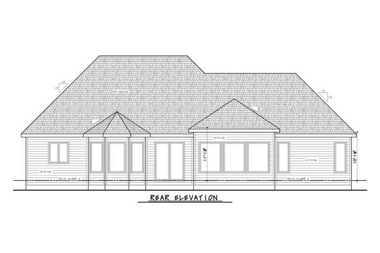 French Country House Plan #402-01552 Elevation Photo