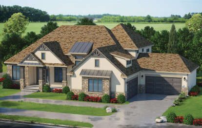 Craftsman House Plan #402-01553 Elevation Photo