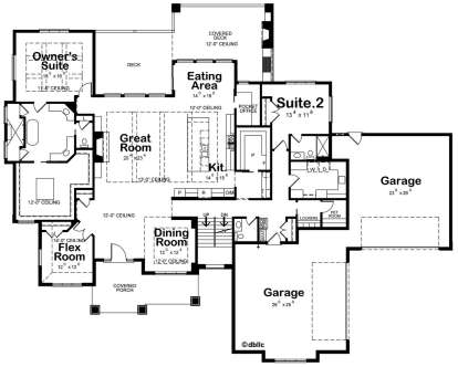 Main Floor  for House Plan #402-01553