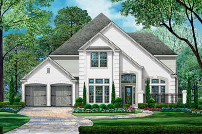 3 Bed, 3 Bath, 3828 Square Foot House Plan - #5445-00338