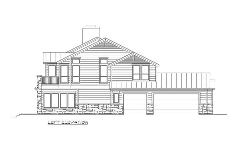 Craftsman House Plan #5445-00339 Elevation Photo