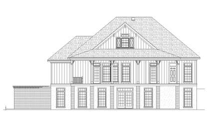 Country House Plan #048-00262 Elevation Photo