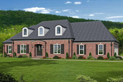 European House Plan #940-00106 Elevation Photo