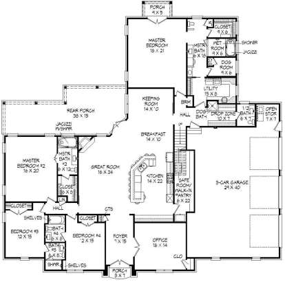 House Plan House Plan #19960 Drawing 1