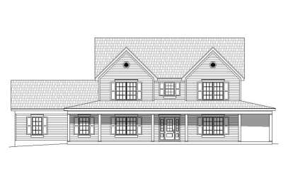 Farmhouse House Plan #940-00108 Elevation Photo