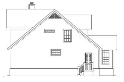 Vacation House Plan #940-00109 Elevation Photo