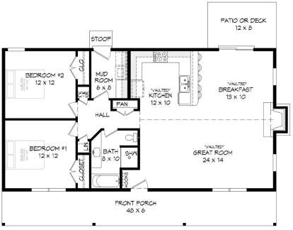 Main Floor  for House Plan #940-00110