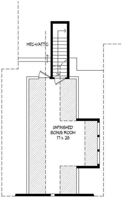 Future Bonus Room  for House Plan #940-00111