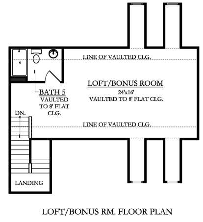Second Floor for House Plan #3978-00188