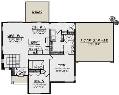 Main Floor for House Plan #1020-00001