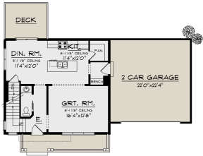 Main Floor for House Plan #1020-00002