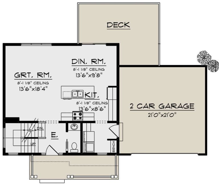 House Plan House Plan #19976 Drawing 1