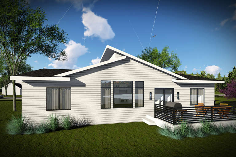 Mid Century Modern Plan - 1,583 Square Feet, 3 Bedrooms, 2 Bathrooms ...