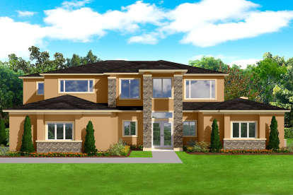 5 Bed, 4 Bath, 5108 Square Foot House Plan - #3978-00192