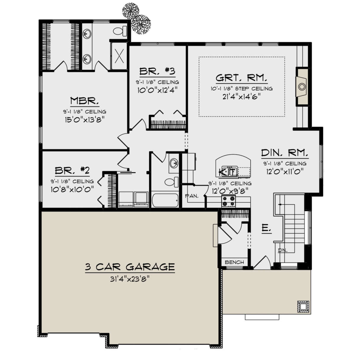 Main Floor for House Plan #1020-00006