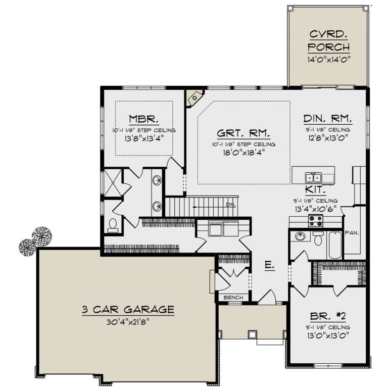 House Plan House Plan #19981 Drawing 1
