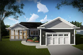 Craftsman House Plan #1020-00008 Elevation Photo