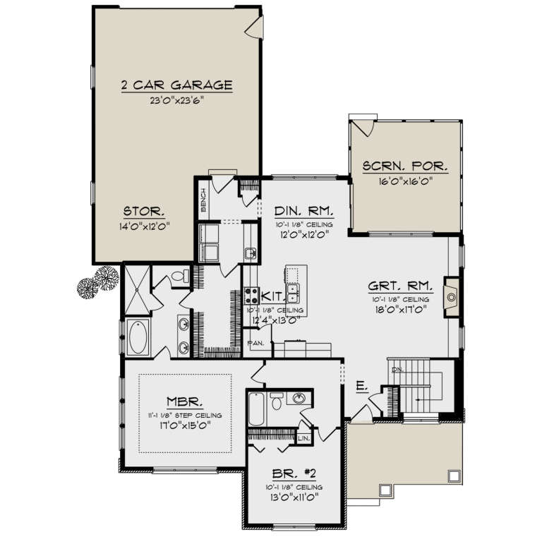 House Plan House Plan #19982 Drawing 1