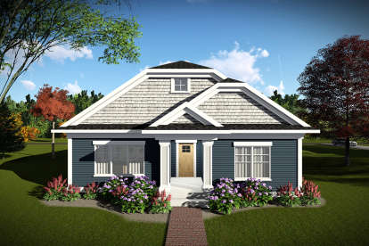 2 Bed, 2 Bath, 1888 Square Foot House Plan - #1020-00009