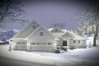 2 Bed, 2 Bath, 2096 Square Foot House Plan - #1020-00010