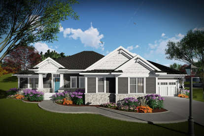 2 Bed, 2 Bath, 2160 Square Foot House Plan - #1020-00011