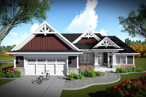 Craftsman House Plan #1020-00013 Elevation Photo