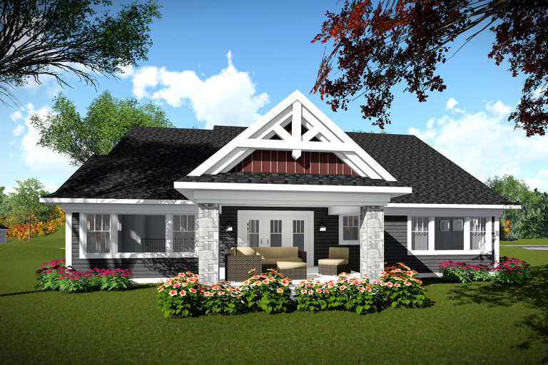 Craftsman House Plan #1020-00013 Elevation Photo