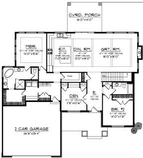 Main Floor  for House Plan #1020-00013