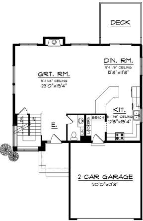 Main Floor  for House Plan #1020-00014