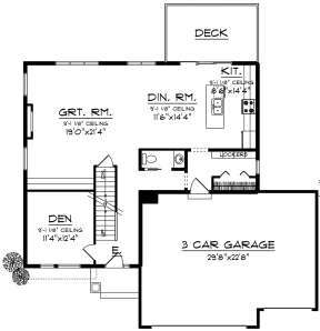 Main Floor  for House Plan #1020-00015