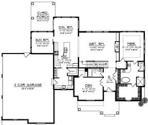 Main Floor  for House Plan #1020-00018