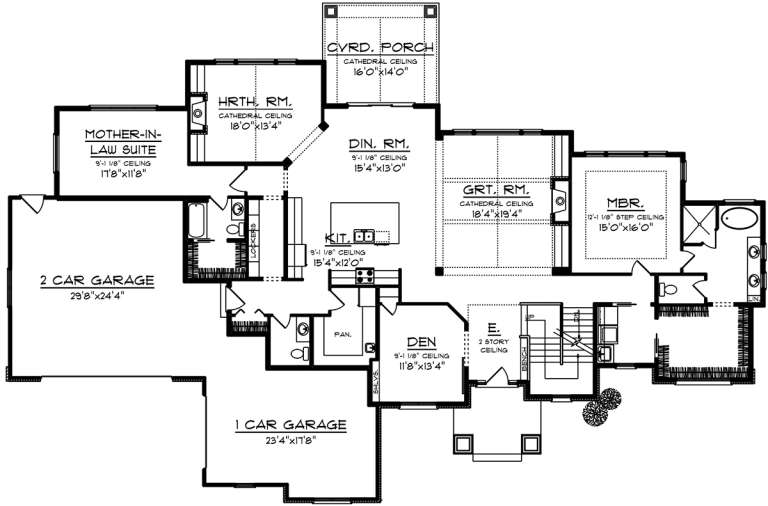 House Plan House Plan #19994 Drawing 1