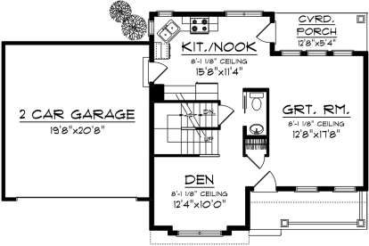 Main Floor for House Plan #1020-00022