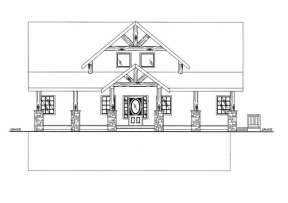 Northwest House Plan #039-00544 Elevation Photo