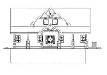 Northwest House Plan #039-00544 Elevation Photo