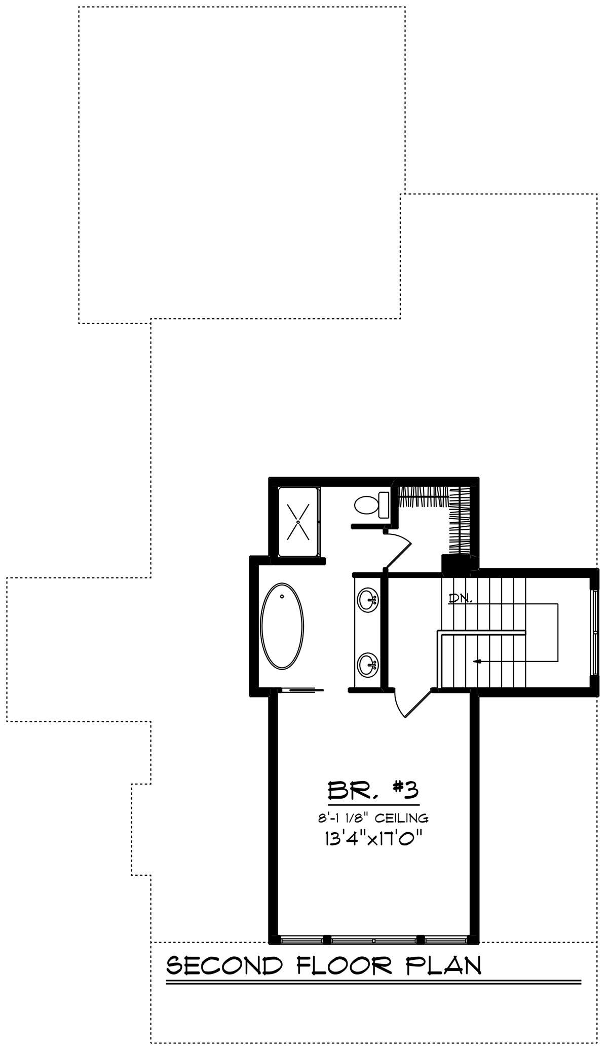 Second Floor for House Plan #1020-00029