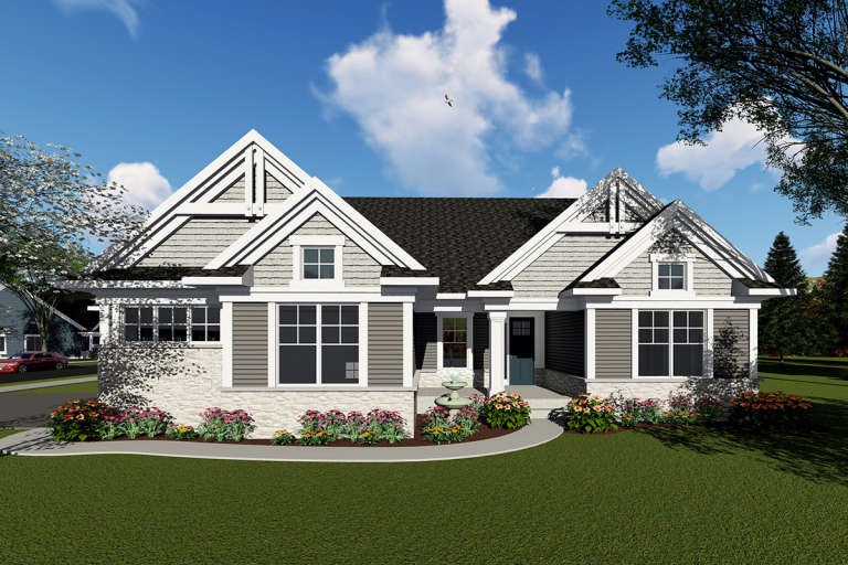 Craftsman House Plan #1020-00030 Elevation Photo