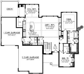 Main Floor for House Plan #1020-00030