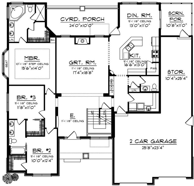 House Plan House Plan #20006 Drawing 1