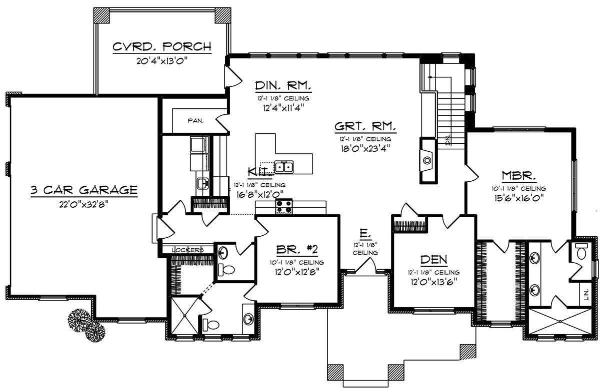 Main Floor for House Plan #1020-00032