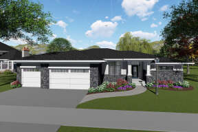 Ranch House Plan #1020-00034 Elevation Photo
